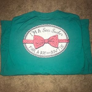 Lauren James “seersucker” T-shirt